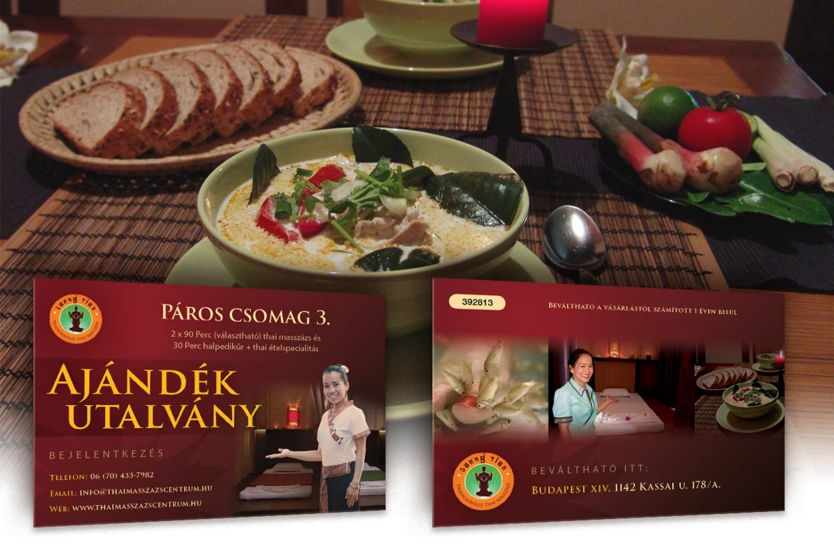 Páros thai masszázs csomagok a Kassai utcai szalonban