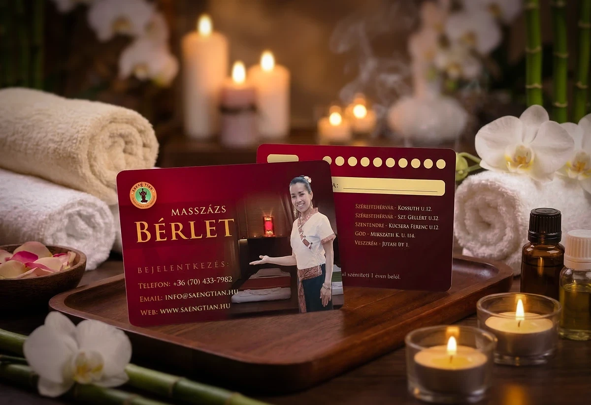 Thai masszázs bérletek