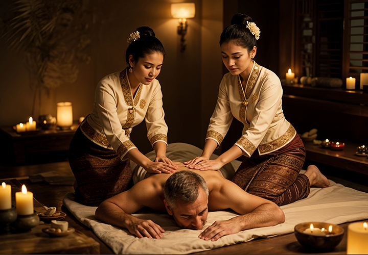 Négykezes Thai masszázs